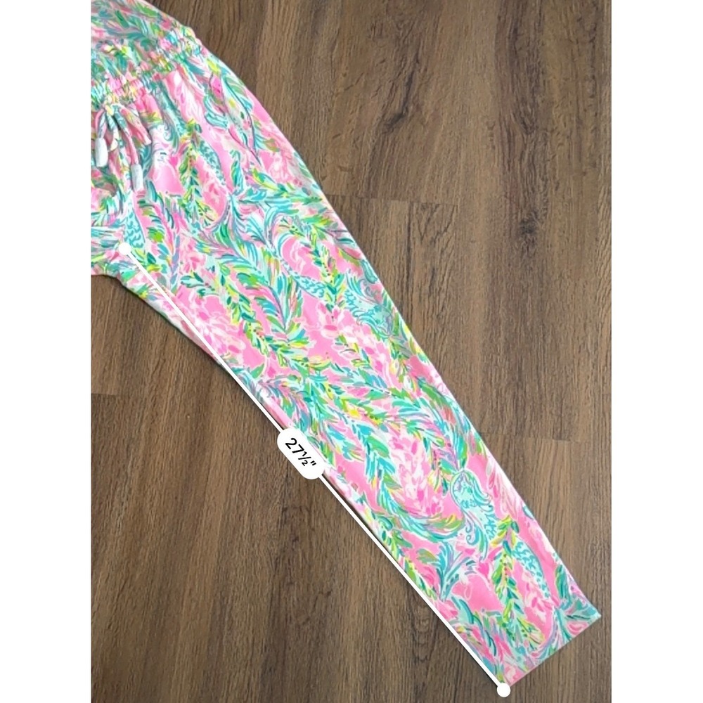 Lilly Pulitzer Paulina Jumpsuit Pink Unicorn of the Sea Tropical Knit Small NWT - Picture 6 of 6